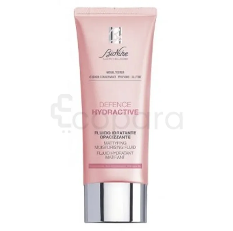 BIONIKE DEFENCE HYDRACTIVE MATTIFYING MOISTURISING FLUID HYDRATANT TUBE 40ML