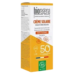 BIOREGENA CREME VISAGE ET ZONES DELICATES SPF50+ 40ML