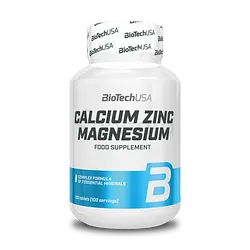 BIOTECHUSA CALCIUM ZINC MAGNESIUM BOITE DE 100 COMPRIMES REFERENCE BIOT0079HC