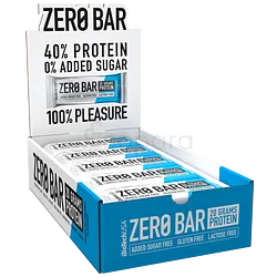 BIOTECHUSA ZERO BAR CHOCOLATE COCONUT 50G BOITE DE 20 REFERENCE BZB04