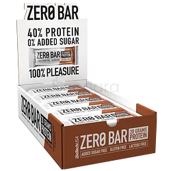 BIOTECHUSA ZERO BAR DOUBLE CHOCOLATE 50G BOITE DE 20 REFERENCE BZB05
