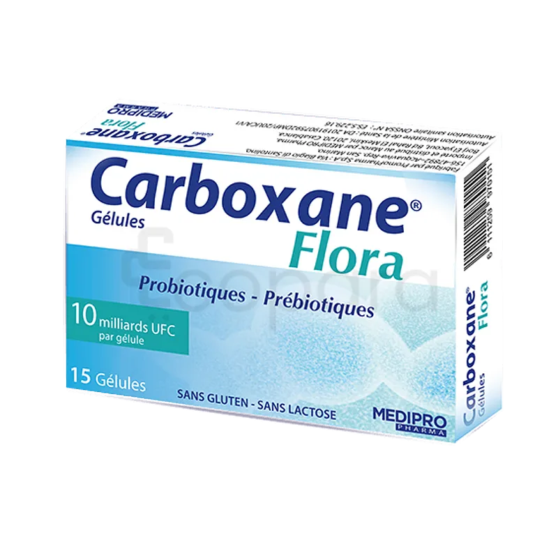 CARBOXANE FLORA BOITE DE 15 GELULES
