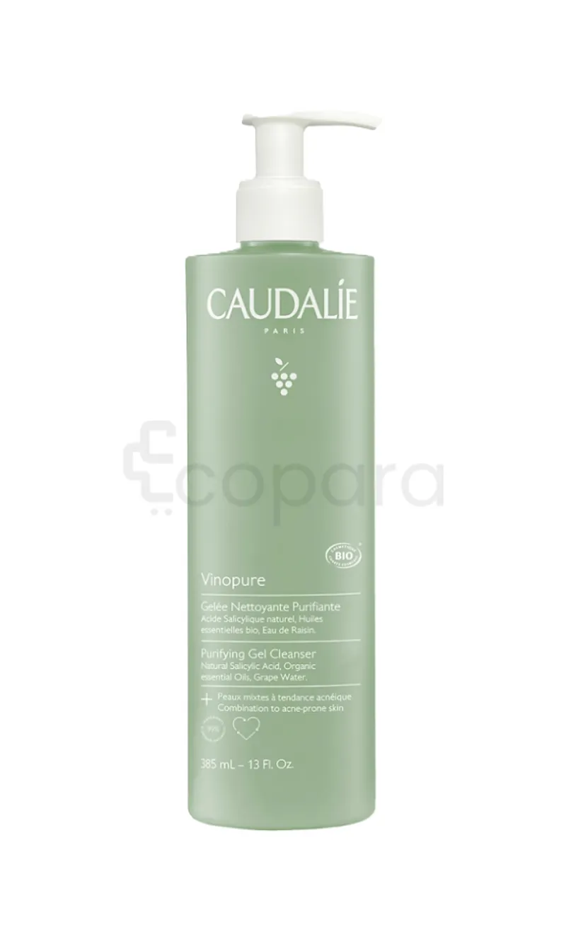 CAUDALIE VINOPURE GELEE NETTOYANTE PURIFIANTE 385ML REFERENCE 406A