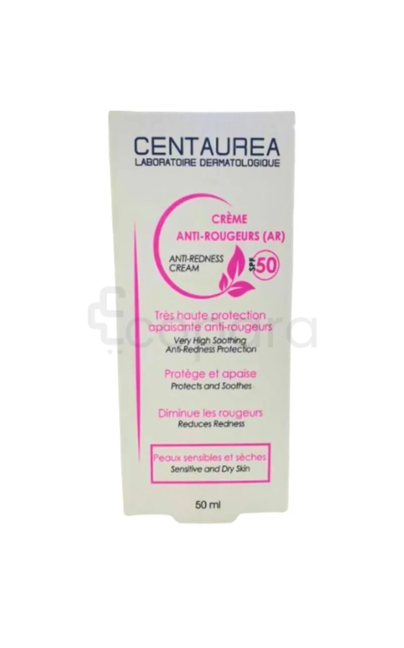 CENTAUREA CREME ANTI-ROUGEURS AR SPF50 50ML