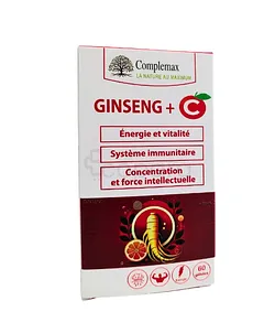 COMPLEMAX GINSENG + VITAMINE C BOITE DE 60 GELULES