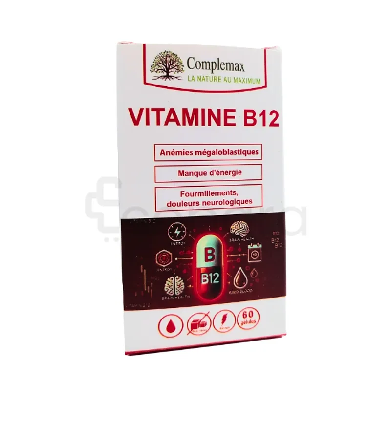COMPLEMAX VITAMINE B12 COMPLEXE B60 GELULES
