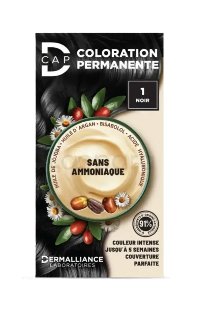D-CAP COLORATION PERMANENTE NUMERO 1 NOIR