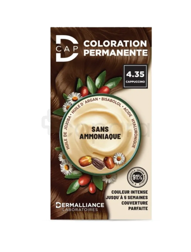D-CAP COLORATION PERMANENTE NUMERO 4.35 CAPPUCCINO