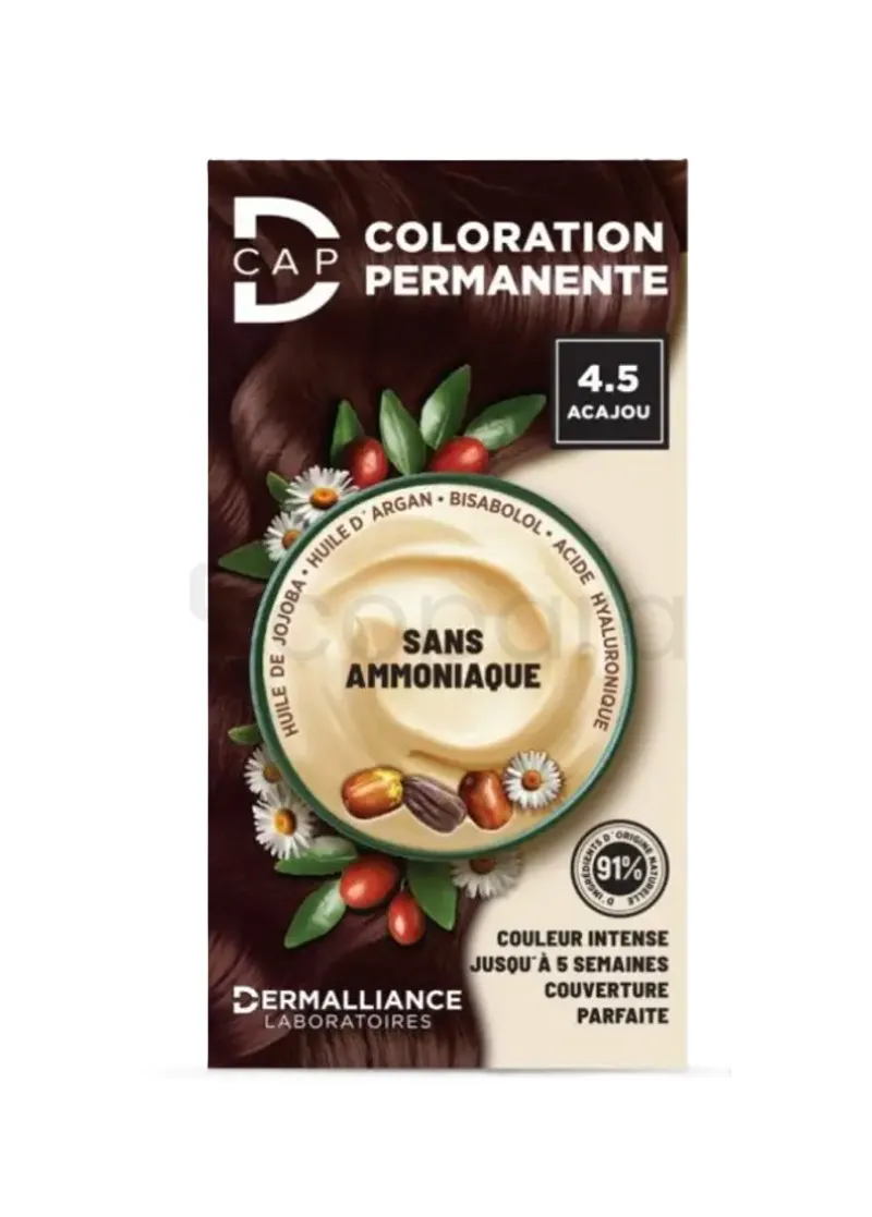 D-CAP COLORATION PERMANENTE NUMERO 4.5 ACAJOU