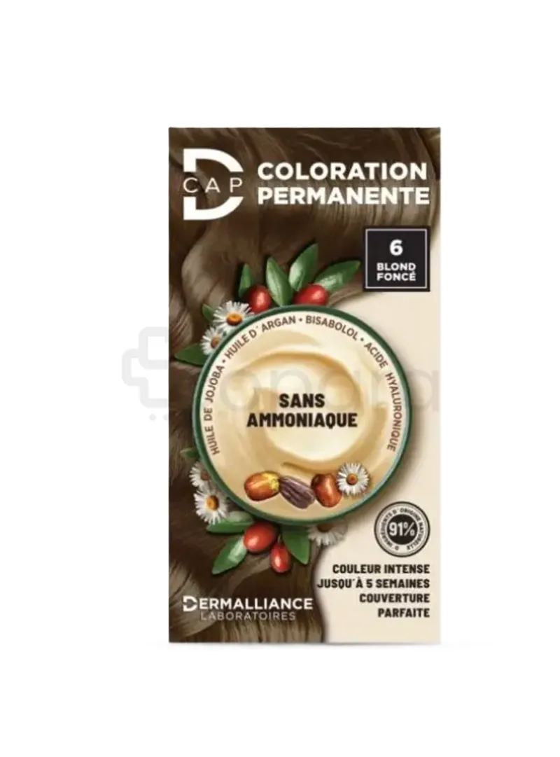 D-CAP COLORATION PERMANENTE NUMERO 6 BLOND FONCE