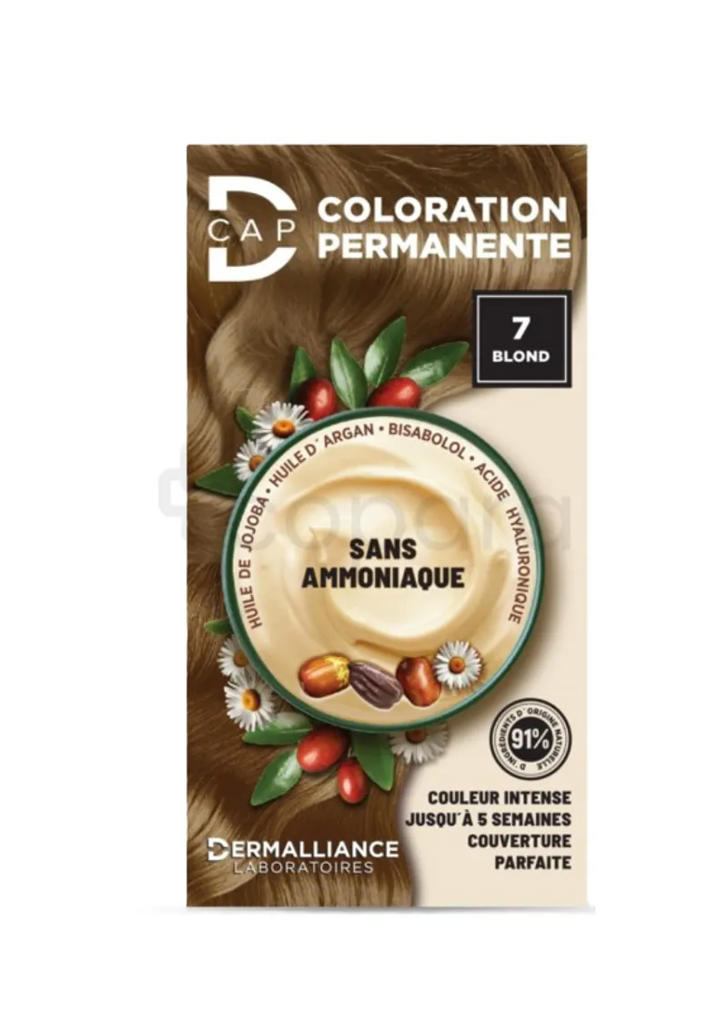 D-CAP COLORATION PERMANENTE NUMERO 7 BLOND