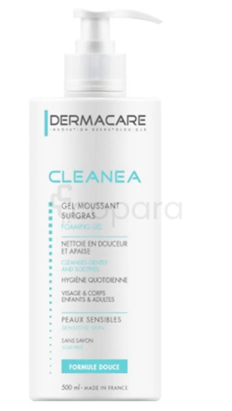DERMACARE CLEANEA GEL MOUSSANT SURGRAS 500ML