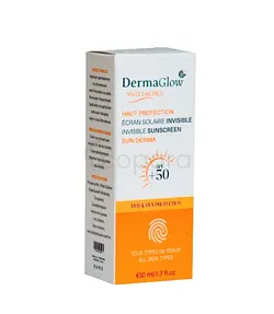 DERMAGLOW ECRAN SOLAIRE INVISIBLE SPF50+ 50ML