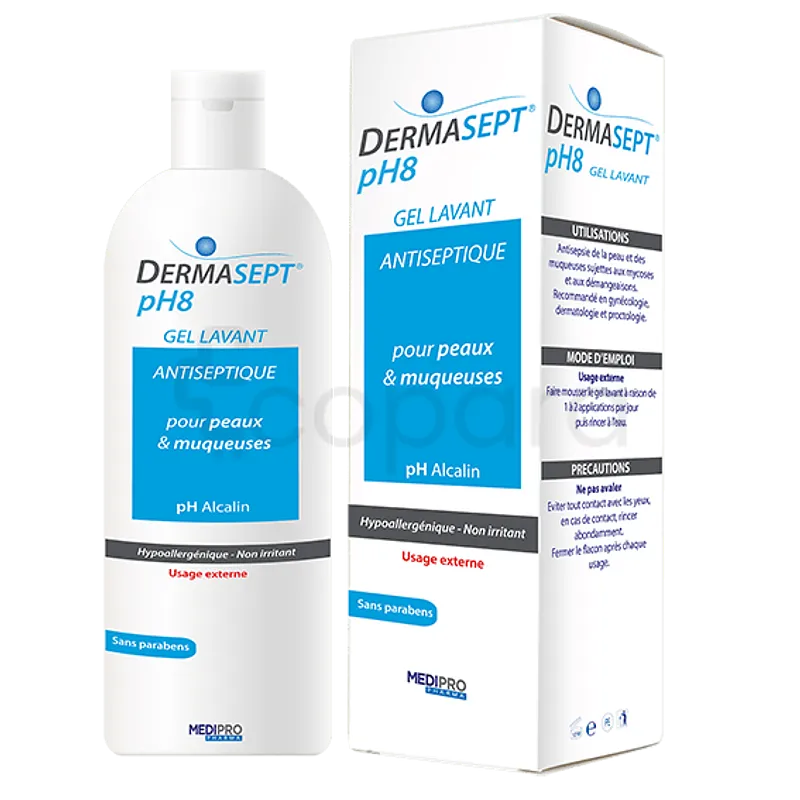 DERMASEPT GEL LAVANT PH8 250ML