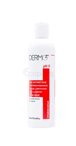 DERMOZ GEL ANTISEPTIQUE HYGIENE INTIME PH8 250ML
