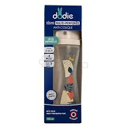 DODIE BIBERON MULTI PERFOREE ANTI-COLIQUE ROSE 330ML D3 REFERENCE 0446