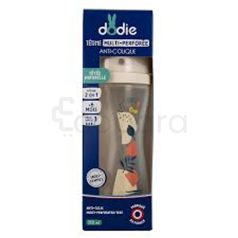 DODIE BIBERON MULTI PERFOREE ANTI-COLIQUE ROSE 330ML D3 REFERENCE 0446