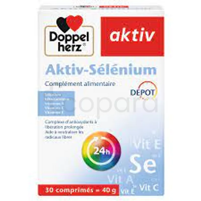 DOPPEL HERZ AKTIV AKTIV-SELENIUM BOITE DE 30 COMPRIMES