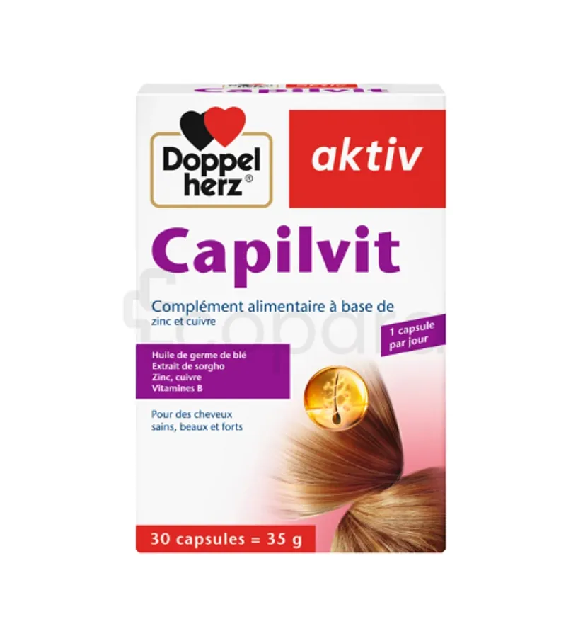 DOPPEL HERZ CAPILVIT BOITE DE 30 COMPRIMES
