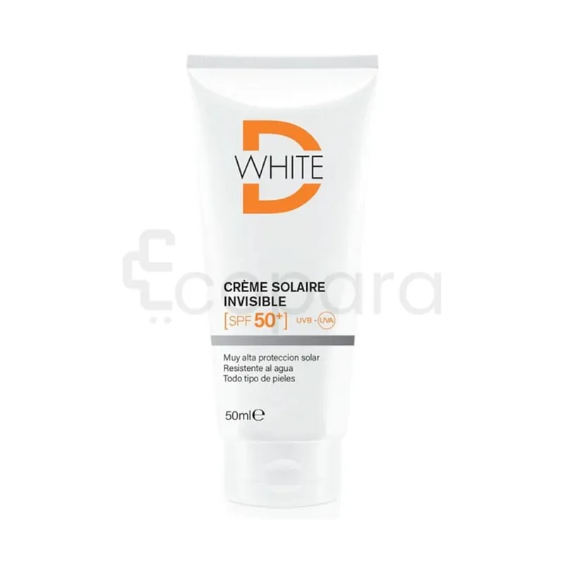 DWHITE CREME SOLAIRE INVISIBLE SPF50+ 50ML