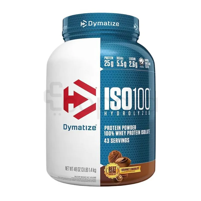 DYMATIZE ISO 100 3LB GOURMET CHOCOLATE 1.4KG REFERENCE DYM0223LB