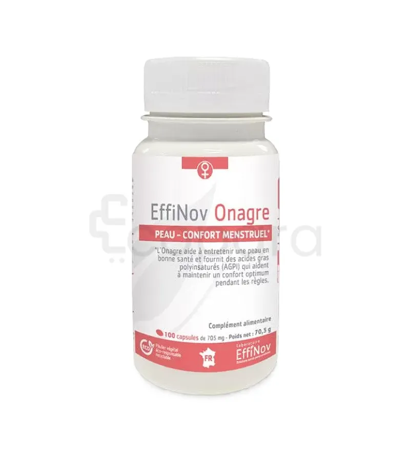 EFFINOV ONAGRE PEAU ET CONFORT MENSTRUEL BOITE DE 100 CAPSULES