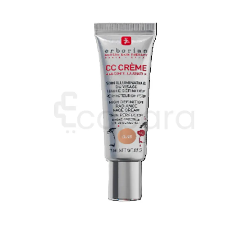 ERBORIAN CC CREME SOIN ILLUMINATEUR DU VISAGE CLAIR SPF25 15ML