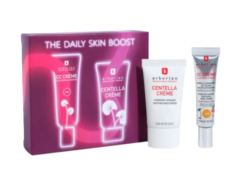 ERBORIAN PACK THE DAILY SKIN BOOST CC CREME CLAIR 15ML + CENTELLA CREME 20ML