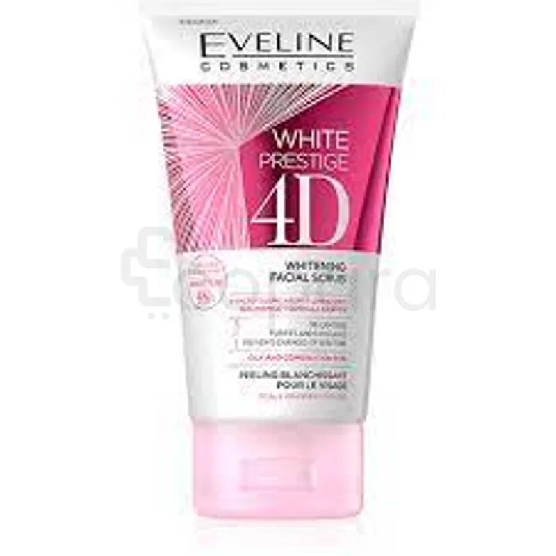 EVELINE WHITE PRESTIGE 4D GOMMAGE BLANCHISSANT POUR LE VISAGE 150ML