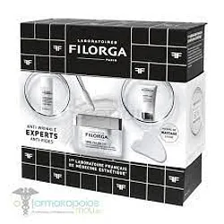FILORGA COFFERT TIME-FILLER 5XP 50ML + SLEEP-LIFT 15ML + SOLUTION MICELLAIRE 50ML + PIERRE DE MASSAGE STONE