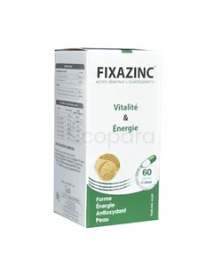 FIXAZINC VITALITE ET ENERGIE BOITE DE 60 GELULES