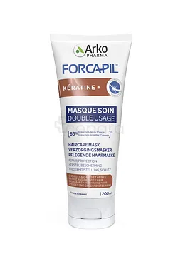 FORCAPIL MASQUE CHEVEUX KERATINE MASQUE SOIN DOUBLE USAGE 200ML