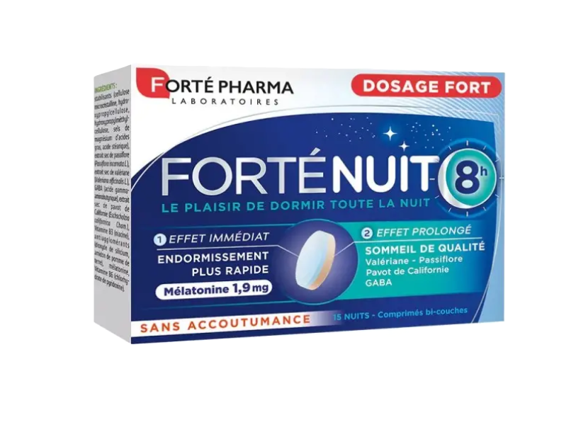 FORTE PHARMA FORTENUIT 8H BOITE DE 15 COMPRIMES