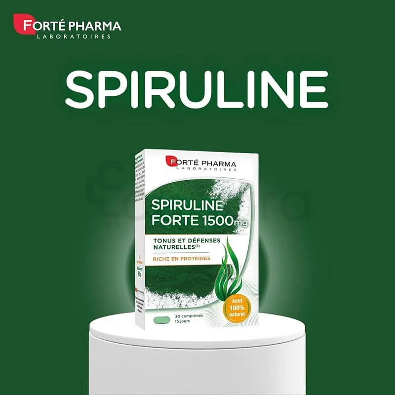 FORTE PHARMA SPIRULINE FORTE 1500MG BOITE DE 30 COMPRIMES