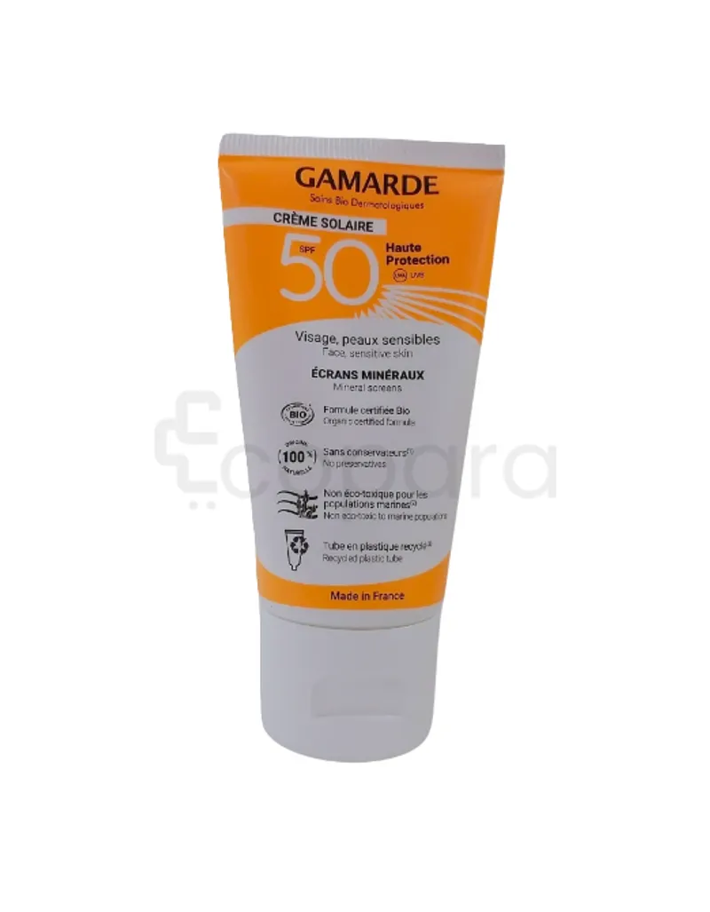 GAMARDE CREME SOLAIRE SPF50+ TOUCHER SEC 40ML