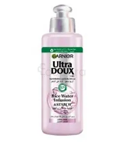 GARNIER ULTRA DOUX RICE WATER INFUSION AND STARCH SMOOTHING LEAVE IN CREME DE SOIN 200ML