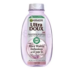 GARNIER ULTRA DOUX RICE WATER INFUSION AND STARCH SMOTHING SHAMPOO 200ML