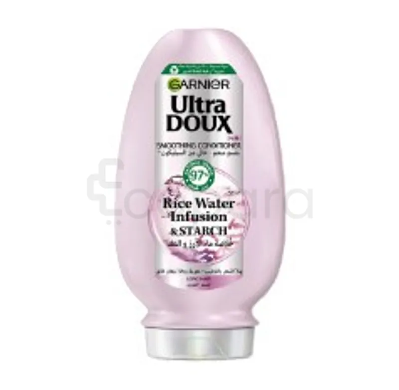 GARNIER ULTRA DOUX RICE WATER INFUSION AND  STARCH SMOOTHING CONDITIONER 200ML