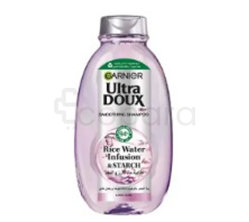 GARNIER ULTRA DOUX RICE WATER INFUSION AND STARCH SMOOTHING SHAMPOOING 400ML