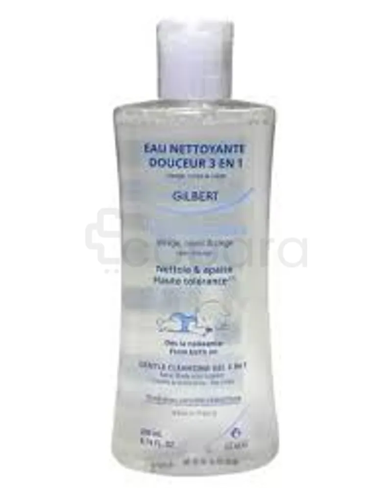 GILBERT EAU NETTOYANTE DOUCEUR 3EN1 VISAGE CORPS ET CHEVEUX DES LA NAISSAINCE 200ML