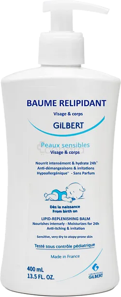 GILBERT BAUME RELIPIDANT VISAGE ET CORPS DES LA NAISSANCE 400ML