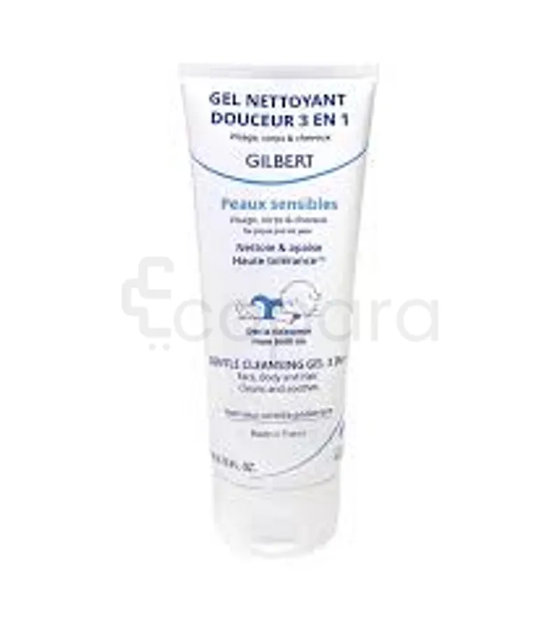 GILBERT GEL NETTOYANT DOUCEUR 3EN1 VISAGE CORPS ET CHEVEUX DES LA NAISSANCE 200ML