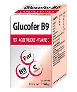 GLUCOFER B9 BOITE DE 30 COMPRIMES