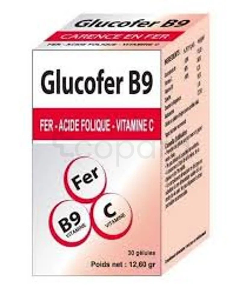 GLUCOFER B9 BOITE DE 30 COMPRIMES