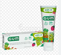 GUM PACK KIDS DENTIFRICE KIDS 2-6ANS 50ML REFERENCE 3000 + BROSSE A DENTS REFERENCE 901 + CADEAU ROSE