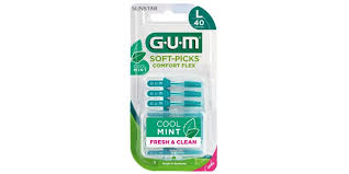 GUM SOFT PICKS COMFORT FLEX LARGE REFERENCE 671