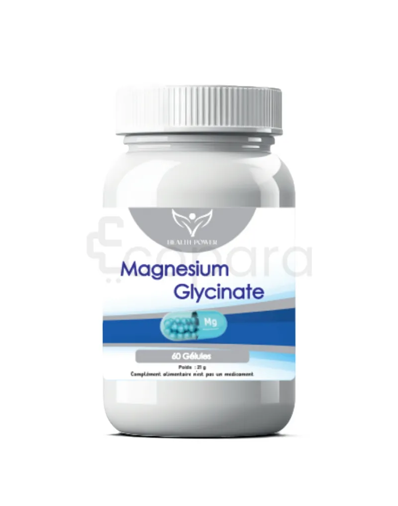 HEALTH POWER  MAGNESIUM GLYCINATE BOITE DE 60 GELULES