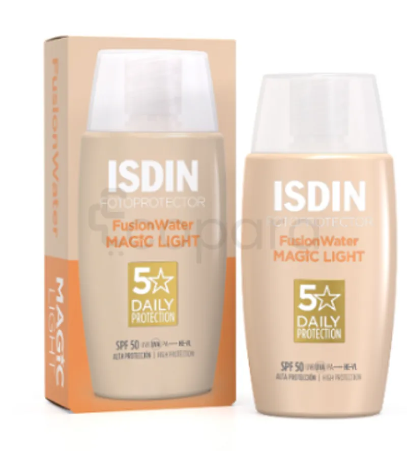 ISDIN FOTOPROTECTOR FUSION WATER TEINTE LIGHT SPF 50+ 50ML