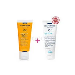 ISISPHARMA PACK UVEBLOCK 50 TEINTE + NEOTONE GEL 40ML REFERENCE PACK50T2P