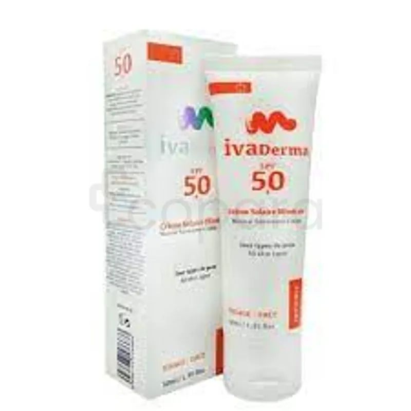 IVADERMA CREME SOLAIRE MINERALE SPF50 50ML